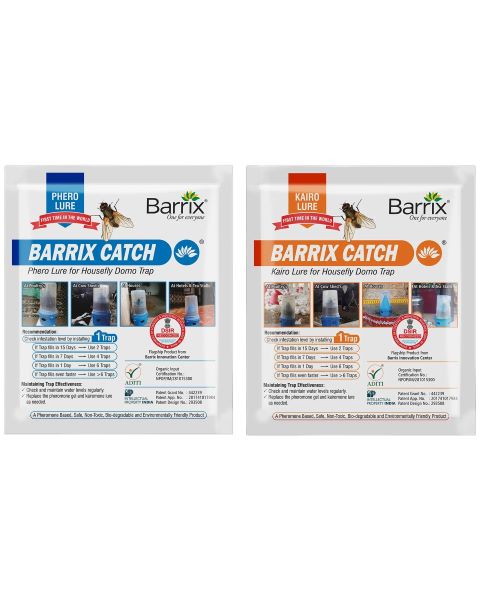 Barrix Catch Phero lure and Kairo lure for housefly
