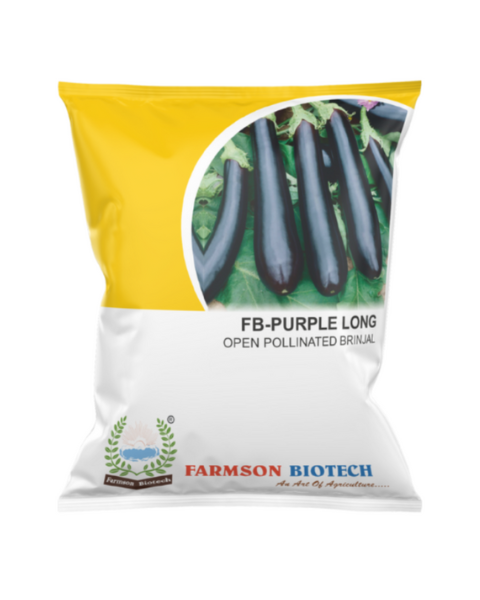 FB-PURPLE LONG (OPV) Brinjal Seeds