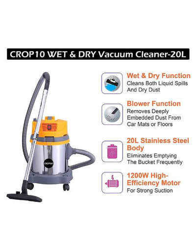 CROP-10 1200-WATT VACCUM CLEANER IMPLEMENTS