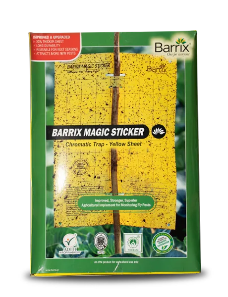BARRIX MAGIC STICKER CHROMATIC TRAP YELLOW SHEET