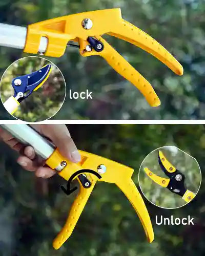 HECTARE ALUMINUM TELESCOPIC LONG REACH CUT AND HOLD PRUNER WITH SAW