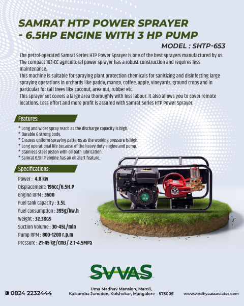 SAMRAT HTP POWER SPRAYER