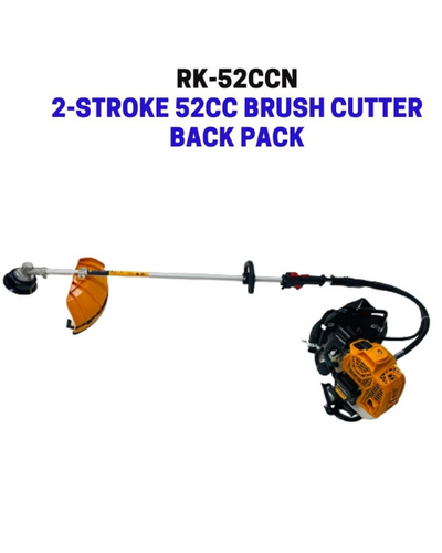 ROYAL KISSAN RK-52CCNB ULTRA PREMIUM BRUSH CUTTER 2-STROKE BACK PACK WITH 52CC