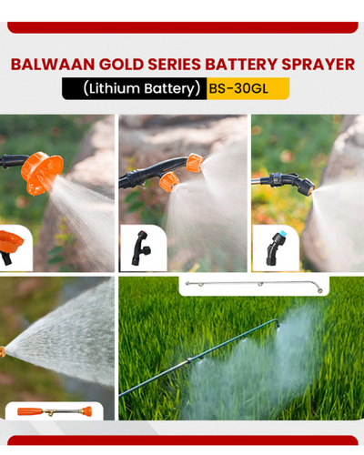 BALWAAN BS 30GL GOLD SERIES BATTERY SPRAYER