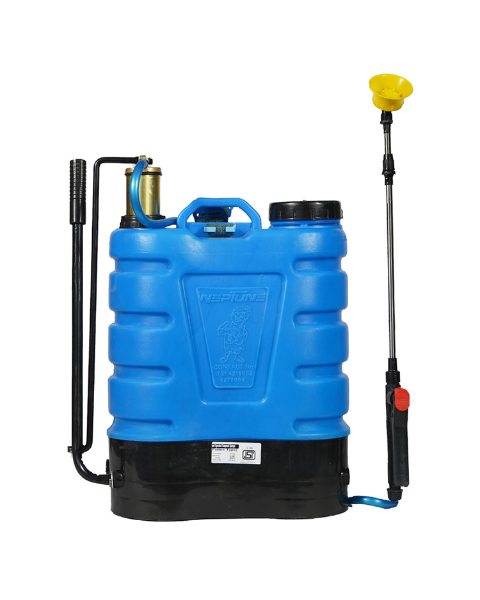 Neptune Hariyali-08 High-Pressure Knapsack Hand Operated Sprayer HDPE Tank 16 L Capacity