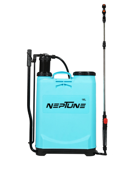 Neptune NF-02 Manual Knapsack Sprayer - Hand-Operated High-Pressure Pump - 16L Tank Capacity |