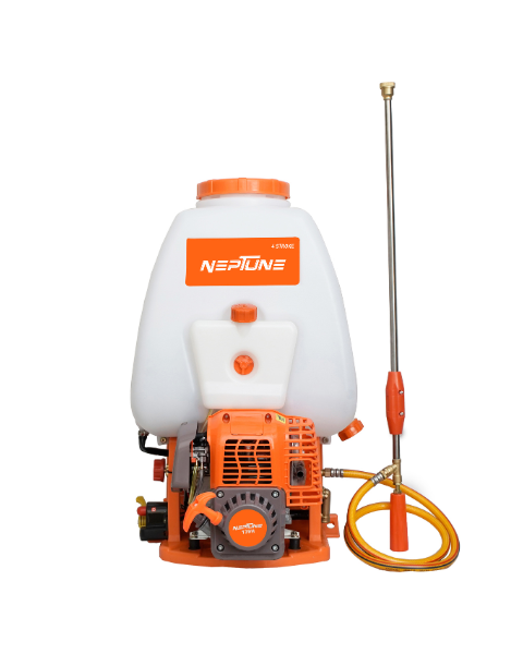Neptune Model-767 4-Stroke Knapsack Power Sprayer | 31CC Petrol Engine | 25-Litre Tank Capacity -