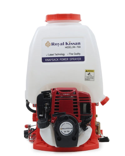 ROYAL KISSAN KNAPSACK POWER SPRAYER 4-STROKE COPPER GX35 ENGINE 7000 RPM-20L TANK-RK-PSC-350