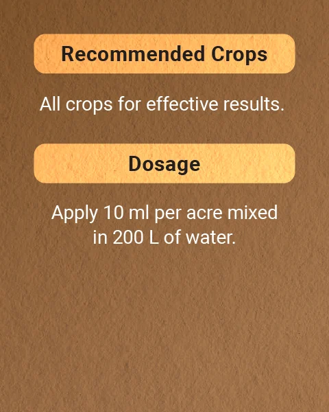 Tapas Nia Gold Plant Growth Promoter (Vitamin B3-3.75%) - For High Quality Yield in All Crops