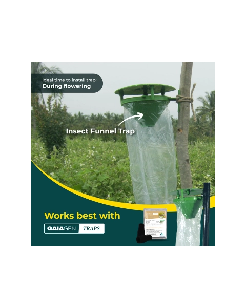 GAIAGEN AMERICAN BOLLWORM LURE & INSECT FUNNEL TRAP COMBO PACK