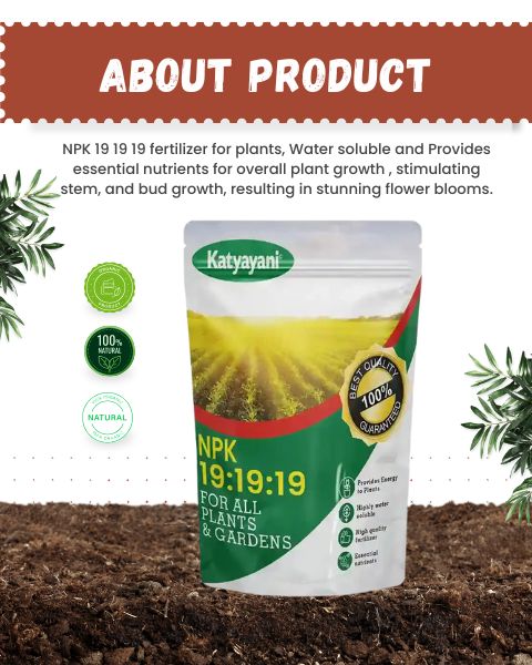 KATYAYANI NPK 19:19:19 WATER SOLUBLE FERTILIZER