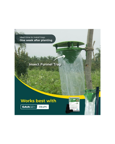 GAIAGEN YELLOW RICE STEM BORER & INSECT FUNNEL TRAP COMBO PACK