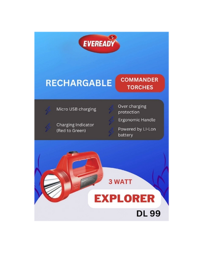 EXPLORER RECHARGABLE TORCH