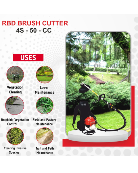 RBD 50cc Backpack Brush Cutter without tiller