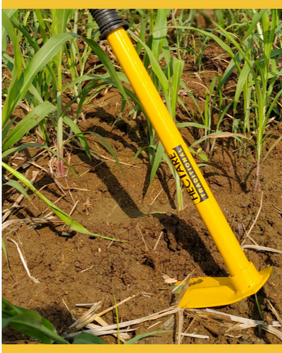 HECTARE TRADITIONAL FARM / GARDEN SINGLE HOE-YELLOW.