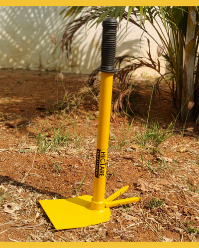 HECTARE TRADITIONAL HEAVY DUTY 2 IN 1 DOUBLE HOE GARDENING TOOL-YELLOW