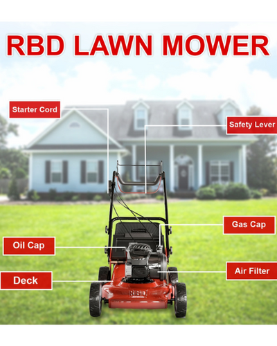 RBD Petrol Lawn Mower 20 Inches Self Propelled