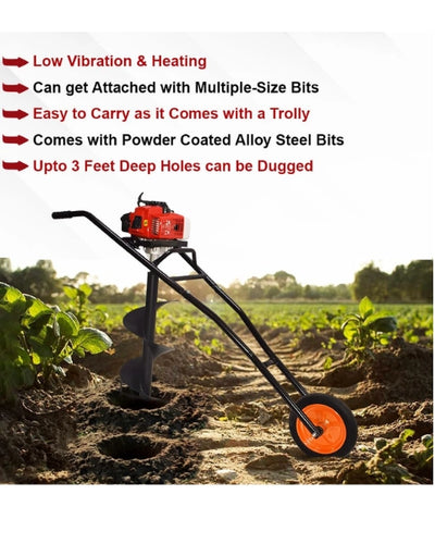 BALWAAN TROLLY EARTH AUGER 63CC