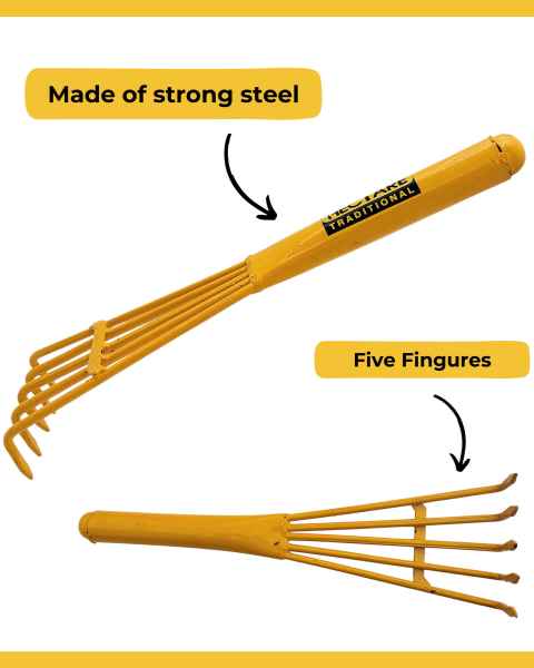 HECTARE TRADITIONAL CULTIVATOR HAND TOOL-YELLOW