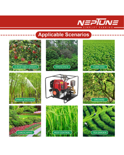 Neptune NPW-50 Portable Power Pressure Sprayer | 35 CC Petrol Engine with 4 Stroke Advanced Technology