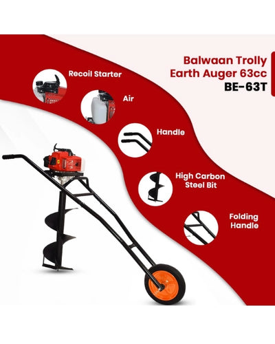 BALWAAN TROLLY EARTH AUGER 63CC