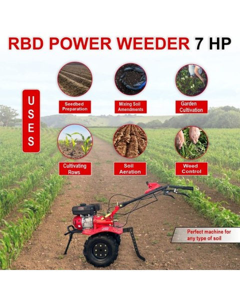 RBD 7hp 4 stroke mini tiller