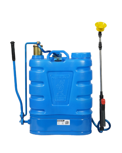Neptune Hariyali-12 High-Pressure Knapsack Hand Operated Sprayer - HDPE Tank 16 L Capacity