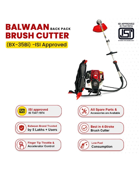 BALWAAN BACKPACK BX 35 BI BRUSH CUTTER -ISI