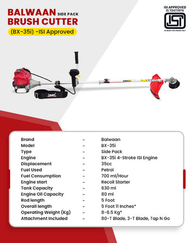 BALWAAN BRUSH CUTTER-SIDE PACK BX-35I