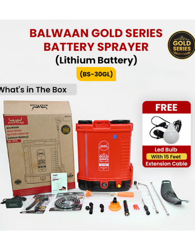 BALWAAN BS 30GL GOLD SERIES BATTERY SPRAYER