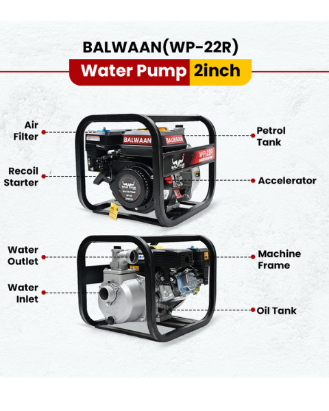 BALWAAN AGRICULTURE WATER PUMP SET -WP22R