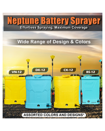 Neptune BS-12 Battery Sprayer – 16L, 12V for Agriculture & Garden Use