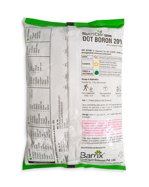 Nutriclik Singles Dot Boron 20% Micronutrient fertilizer