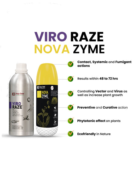 Viro Raze & Nova Zyme Virus Control & Plant Growth Regulator Combo