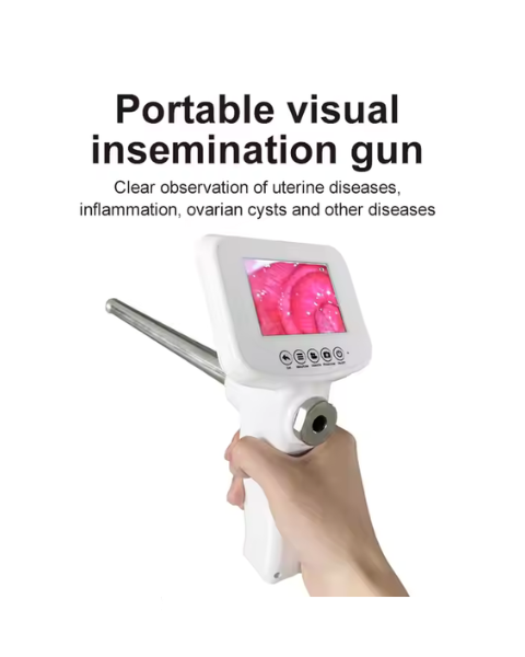 Chimertech AI Gun (Portable visual insemination gun) with Camera Cattle Care Products