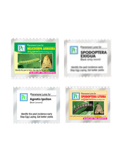 Pheromone Replacement Lures Combo pack of Green leafy vegetables - 24pack