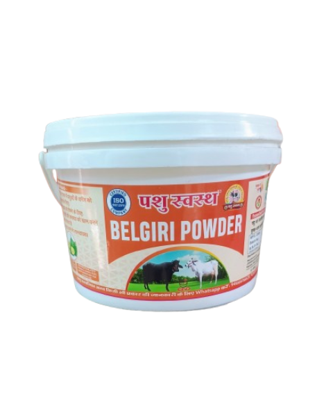 PASHU SVASTH BELGIRI POWDER (Natural Herbal Remedy for Cooling & Digestive Health in Animals) Feed Supplements
