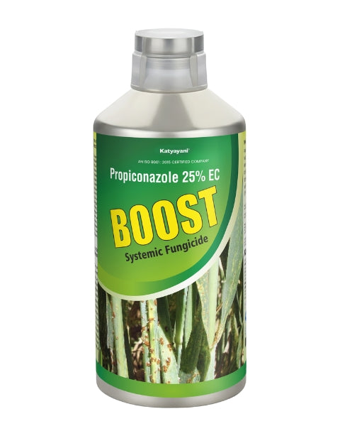 Katyayani Boost (Propiconazole 25% EC) – Controls Rusts & Leaf Spot Diseases