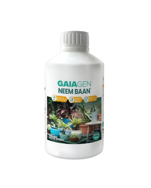 Gaiagen Neem Baan® (1500 PPM) 100% Natural Shield For Crops & Garden Bio Insecticides