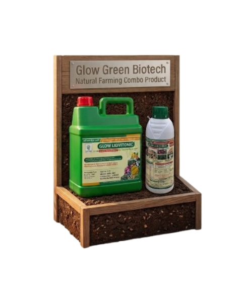 Buy Glow Green Growth booster and protection kit- Glow liquitonic and premium spray combo