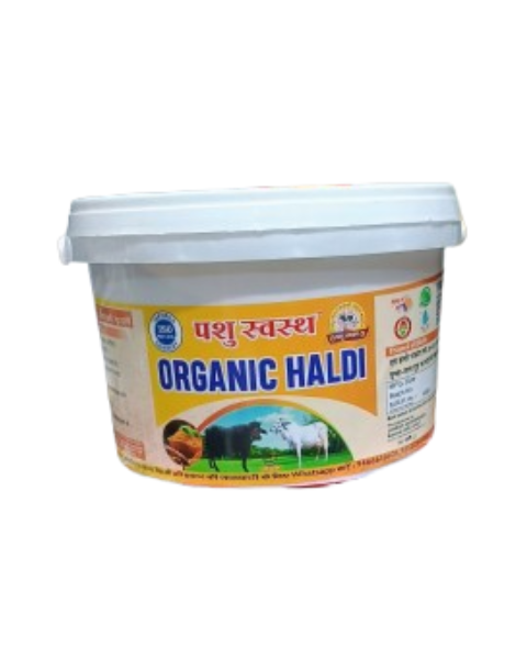 PASHU SVASTH Organic Haldi (Immunity Booster for Animals) Feed Supplements
