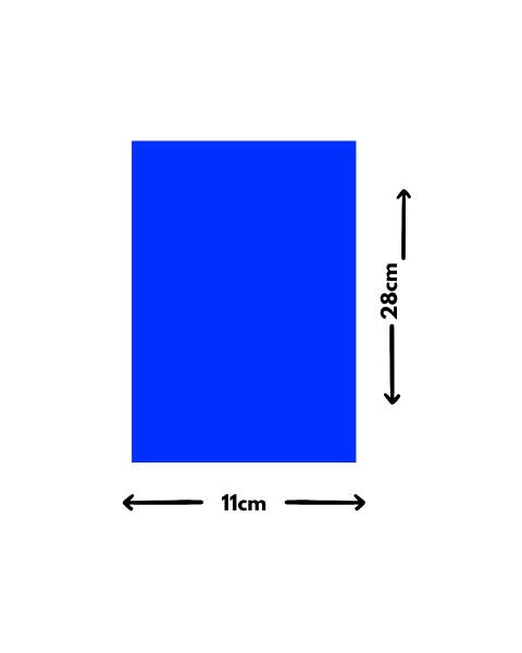 Chipku 11 * 28 cm Blue PVC Pack of 10