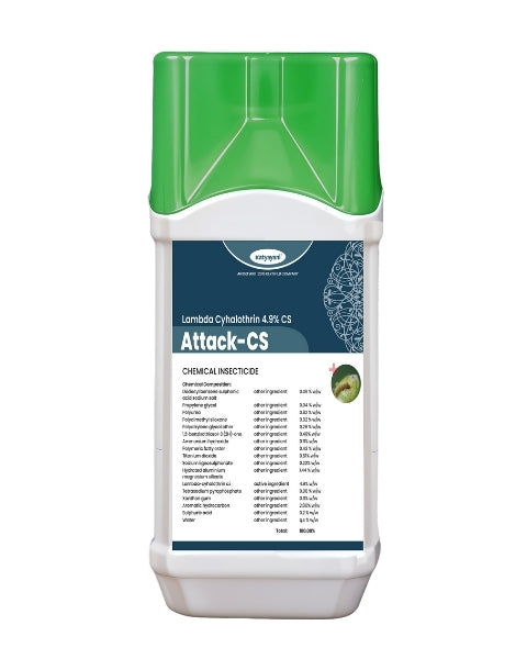 Katyayani Attack CS (Lambda-Cyhalothrin 4.9% CS) - Insecticides