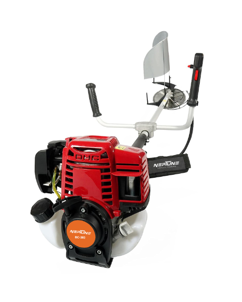 Neptune BC-360 Side Pack Brush Cutter | 35CC Advanced Technology 4Stroke Petrol Engine - Brush Cutter