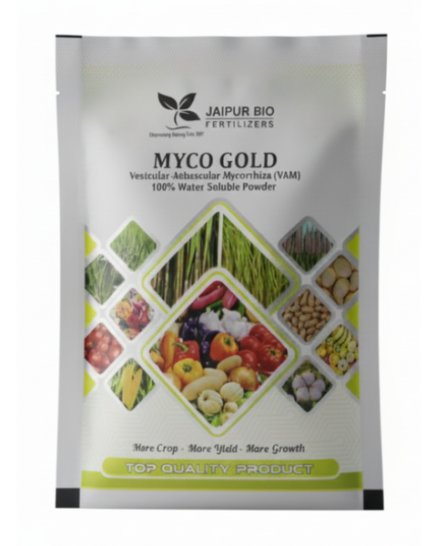 MYCO GOLD (VESICULAR ARBUSCULAR MYCORRHIZAL - VAM) 100% WATER SOLUBLE POWDER Bio Fertilizers