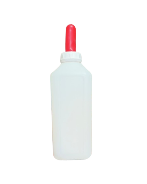 PASHU SVASTH CALF FEEDING BOTTLE (2L Multi Hole Calf Feeding Bottle with Food Grade Silicone Nipple and Graduated Design) Milking Machine & Accessories