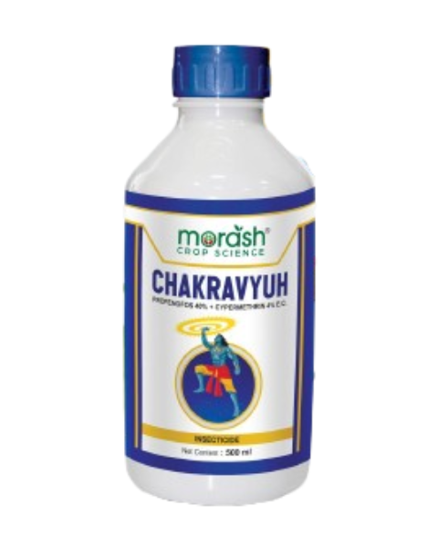 Morash CHAKRAVYUH (PROFENOFOS 40% + CYPERMETHRIN 4% E.C) Insecticides