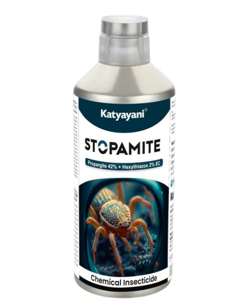 Katyayani Stopamite | Propargite 42% + Hexythiazox 2% EC | - Insecticides