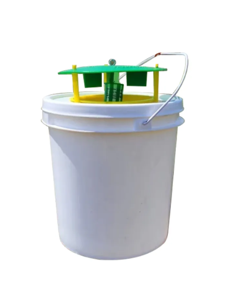 Pheromone Bucket traps with Oryctes rhinoceros Lures ( Cocount rhinoceros beetle ) Pack of 4 Traps & Lures