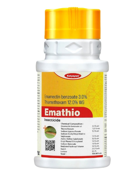 Katyayani Emathio (Emamectin Benzoate 3% + Thiamethoxam 12% WG) Insecticides